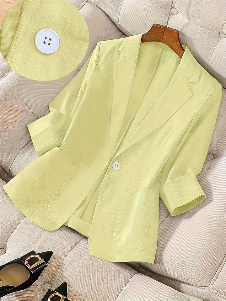 Celeste™ | Single-Button Blazer Jacket