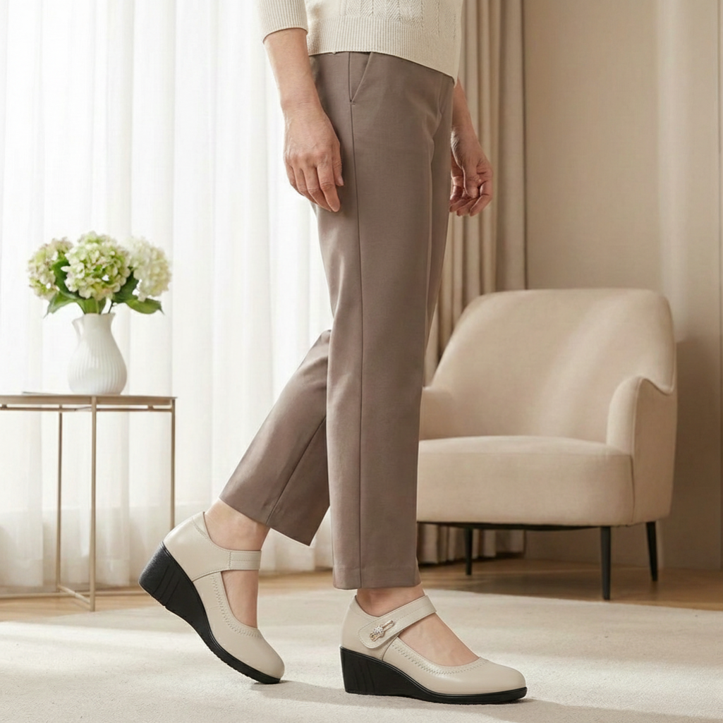 Viviana™ | Comfort Wedge Mary Jane Shoes