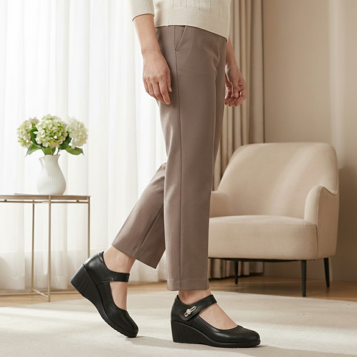 Viviana™ | Comfort Wedge Mary Jane Shoes