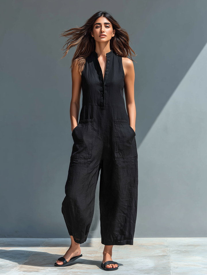 Aria™ | Effortless Linen Jumpsuit