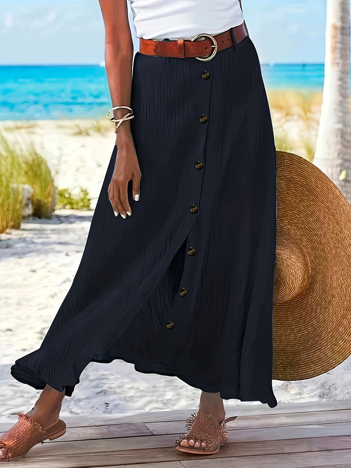Western Half Skirt Cross-Border Trade Slit A-Line Hip-Hugging Mid-Waist Long Dress