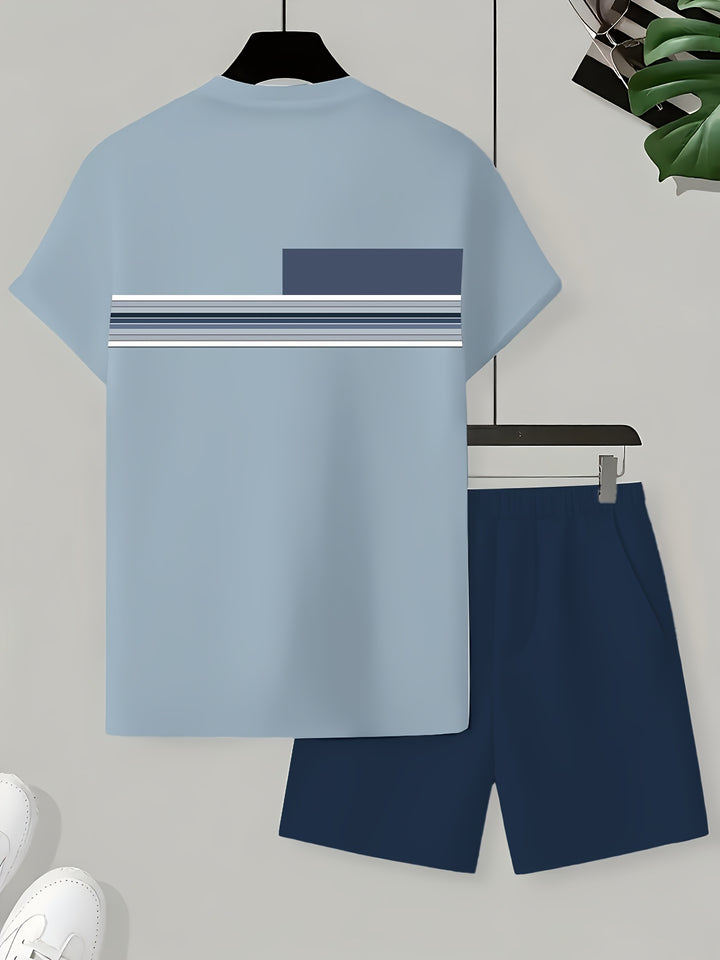 Hudson™ | Men's 2-Piece Tee & Shorts Set