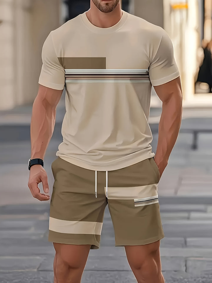 Hudson™ | Men's 2-Piece Tee & Shorts Set