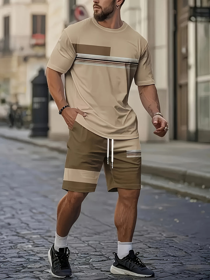 Hudson™ | Men's 2-Piece Tee & Shorts Set