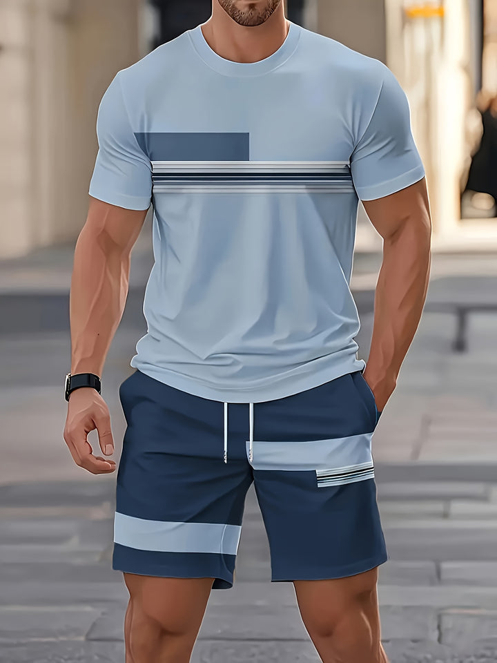 Hudson™ | Men's 2-Piece Tee & Shorts Set