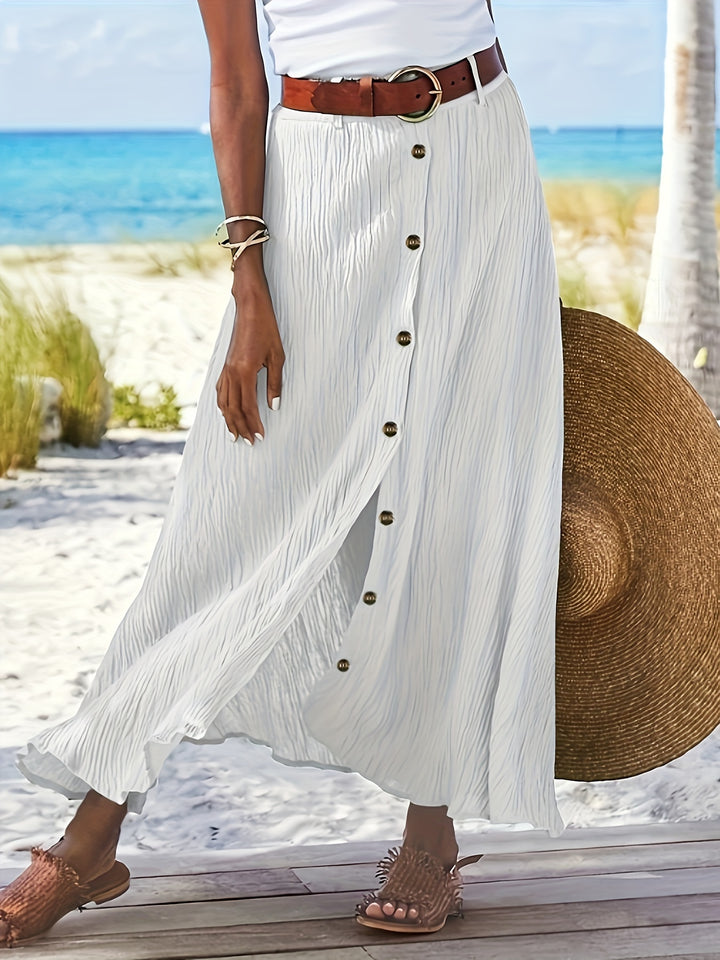 Western Half Skirt Cross-Border Trade Slit A-Line Hip-Hugging Mid-Waist Long Dress