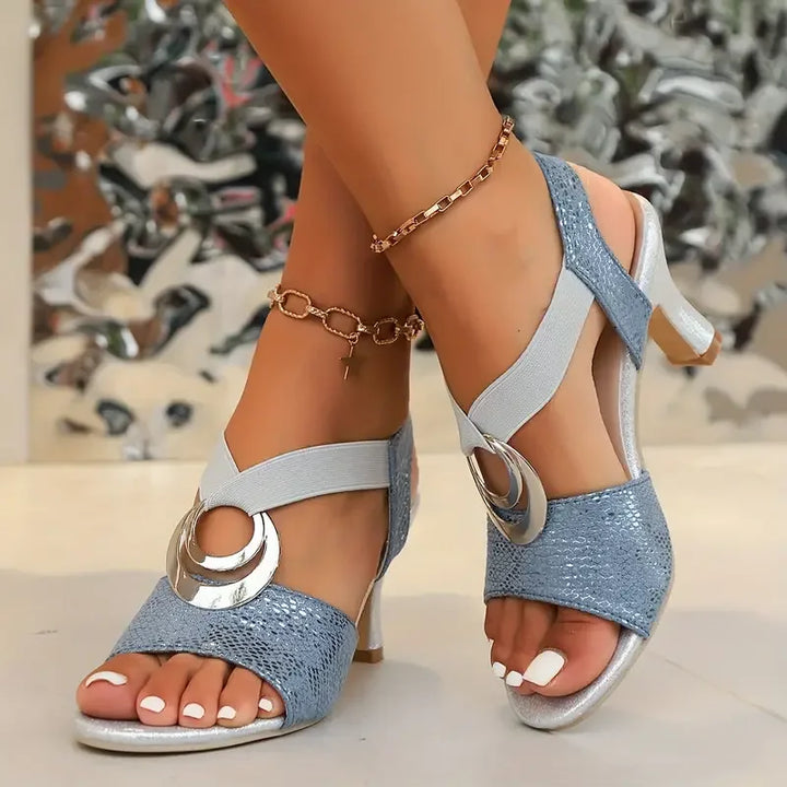 Glamora™ | Luxe Ring Accent Heels
