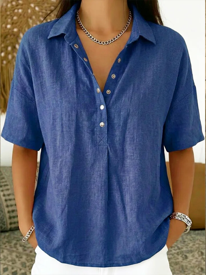 Tessa | Blusa elegante con colletto