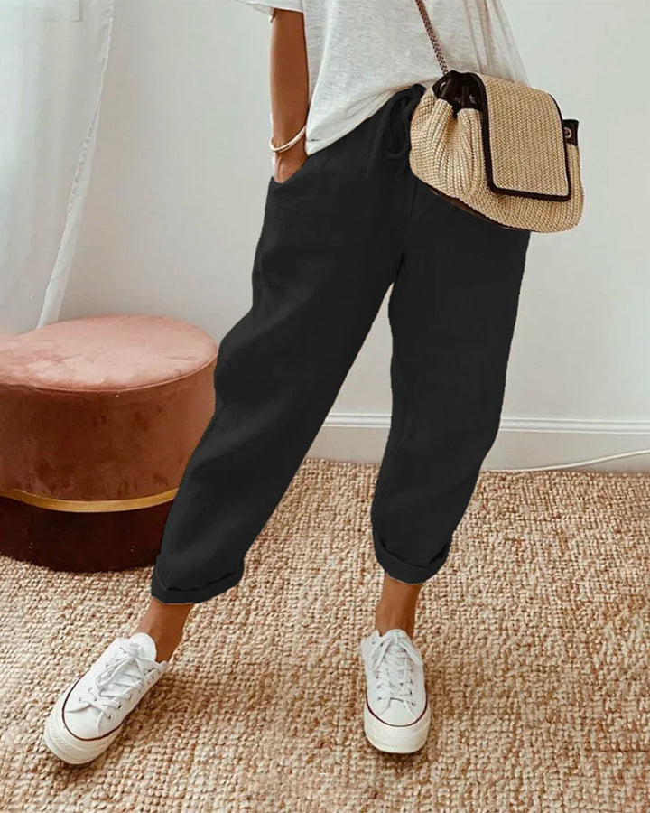 Elegant Comfort Fluid Pants