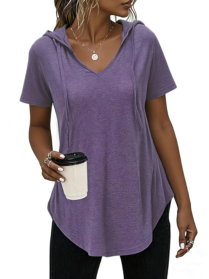 Nora™ | Hooded Stretch Tee