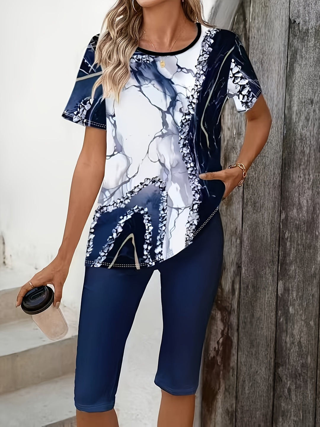 Luna™ | Botanical Print Stretch Set