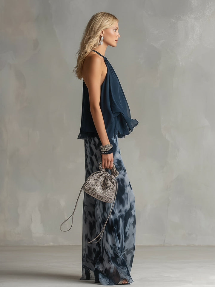 Ludovica™ | Luxe Chiffon Evening Set