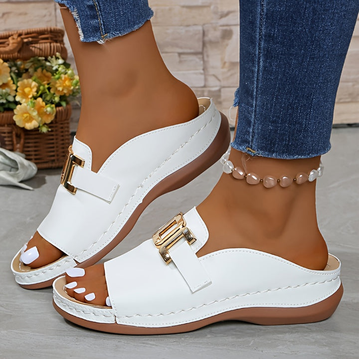 Cleo™ | Orthopedic Platform Slide Sandal