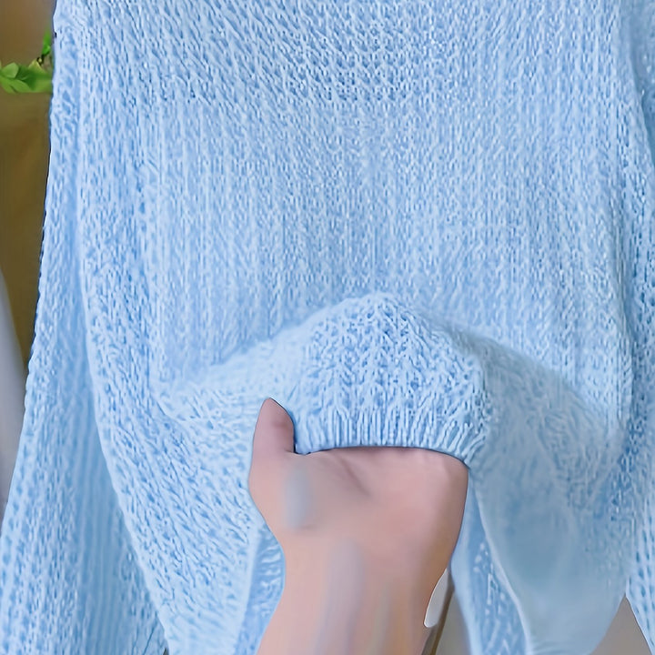 Sophie™ | Lace Hollow Knit Sweater