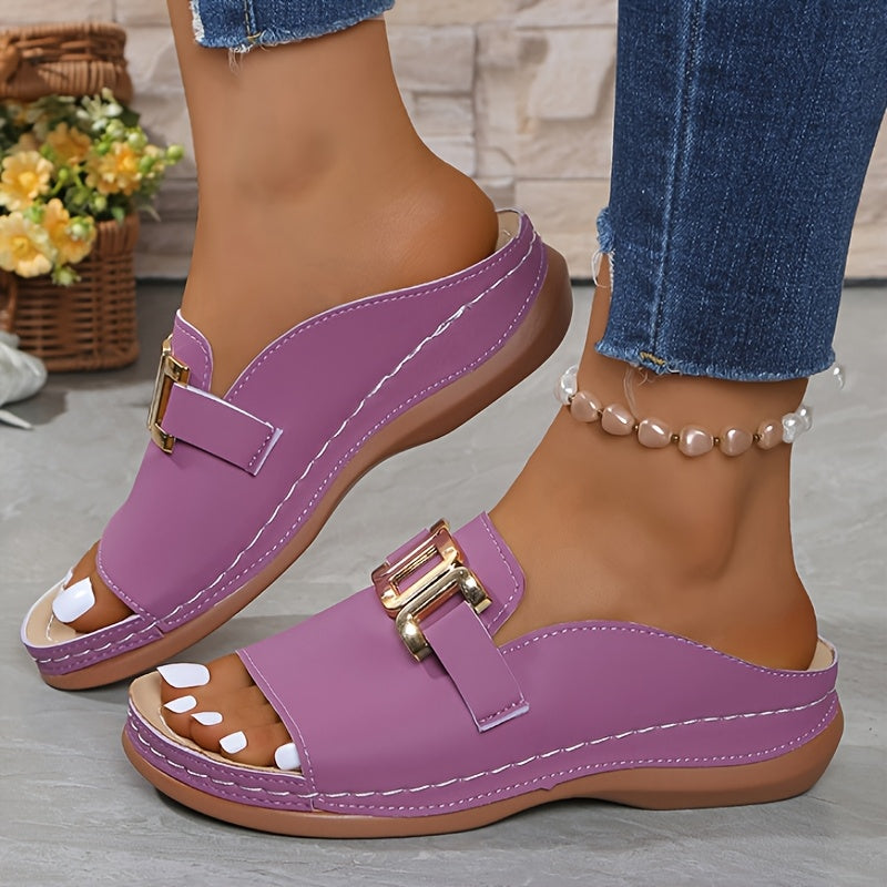 Cleo™ | Orthopedic Platform Slide Sandal