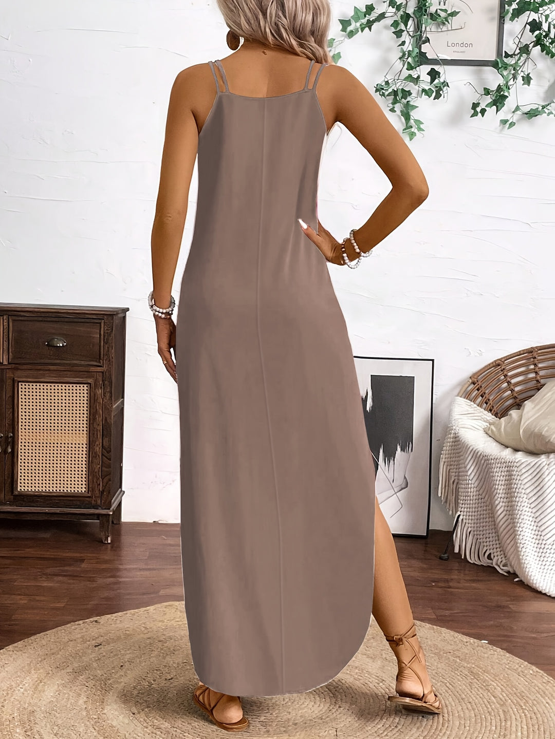 Delphine™ | Soft Sleeveless Maxi Dress
