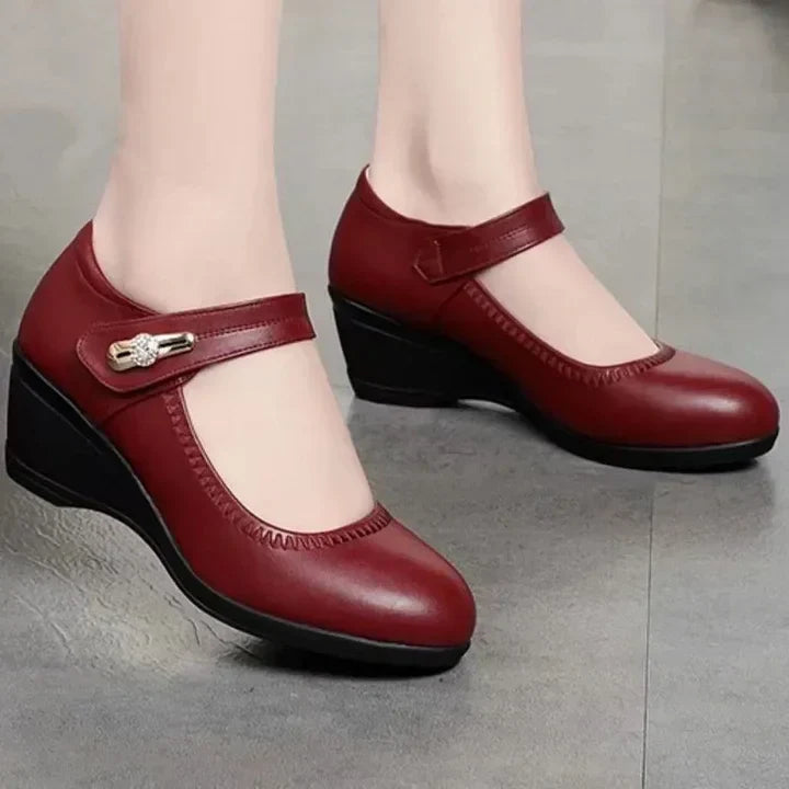 Viviana™ | Comfort Wedge Mary Jane Shoes