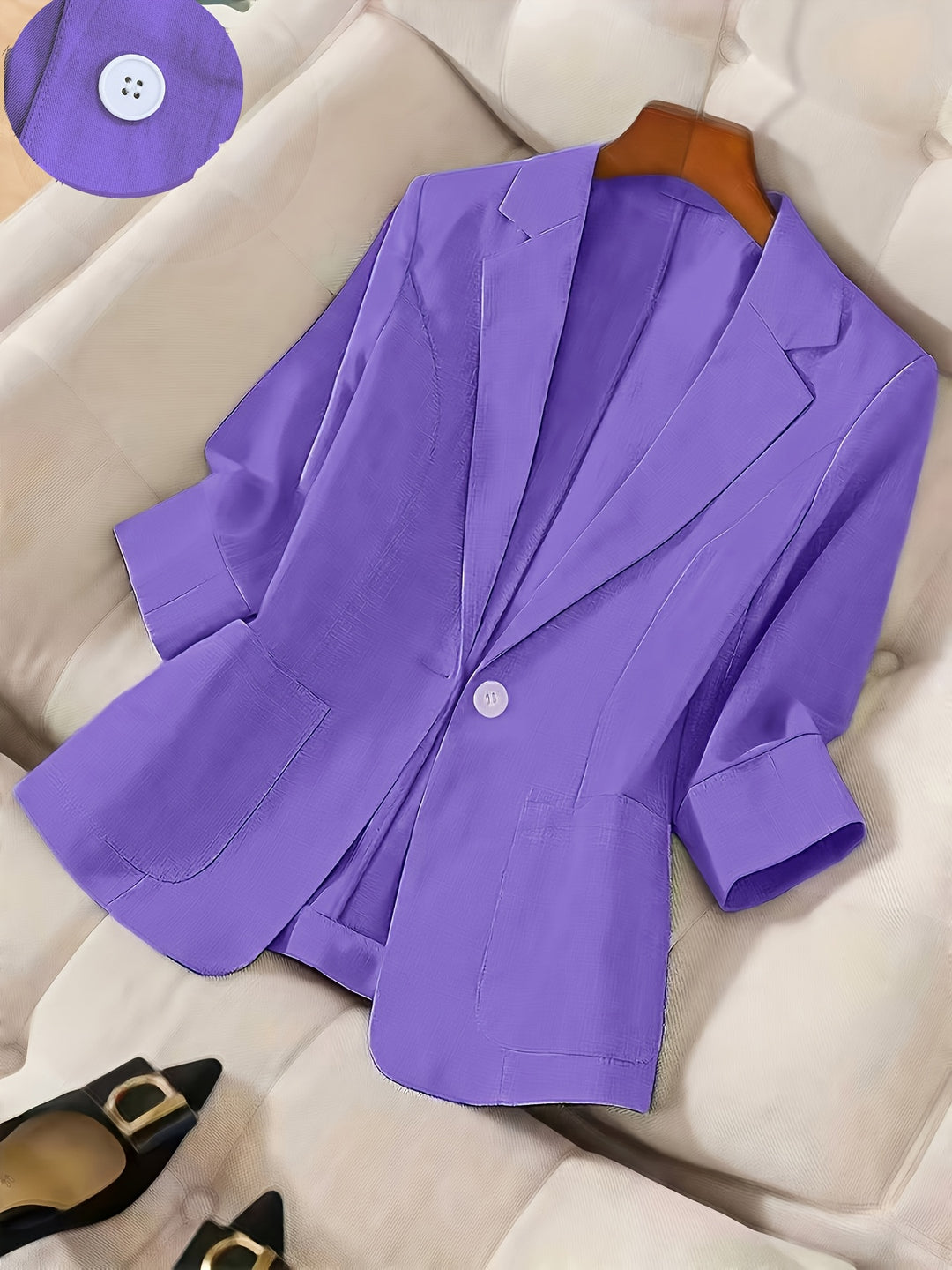 Celeste™ | Single-Button Blazer Jacket