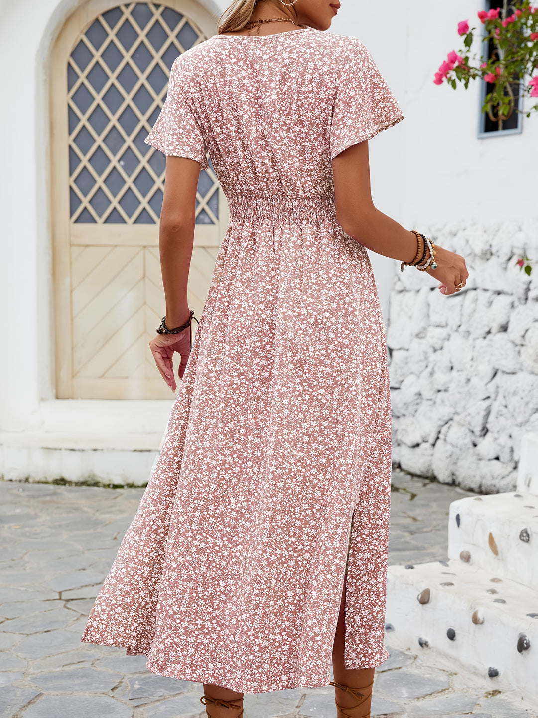 Selene™ | Floral Butterfly Sleeve Maxi Dress