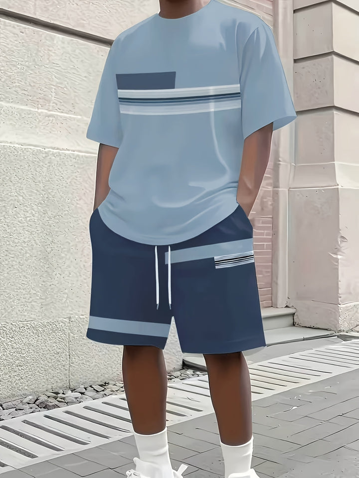 Hudson™ | Men's 2-Piece Tee & Shorts Set