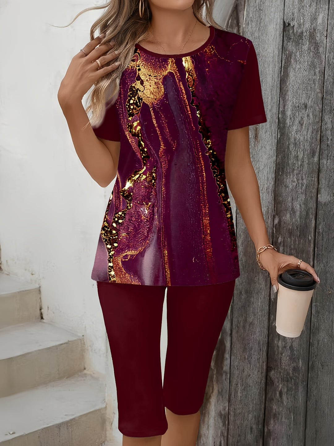 Sienna™ | Printed Two-Piece Comfort Set