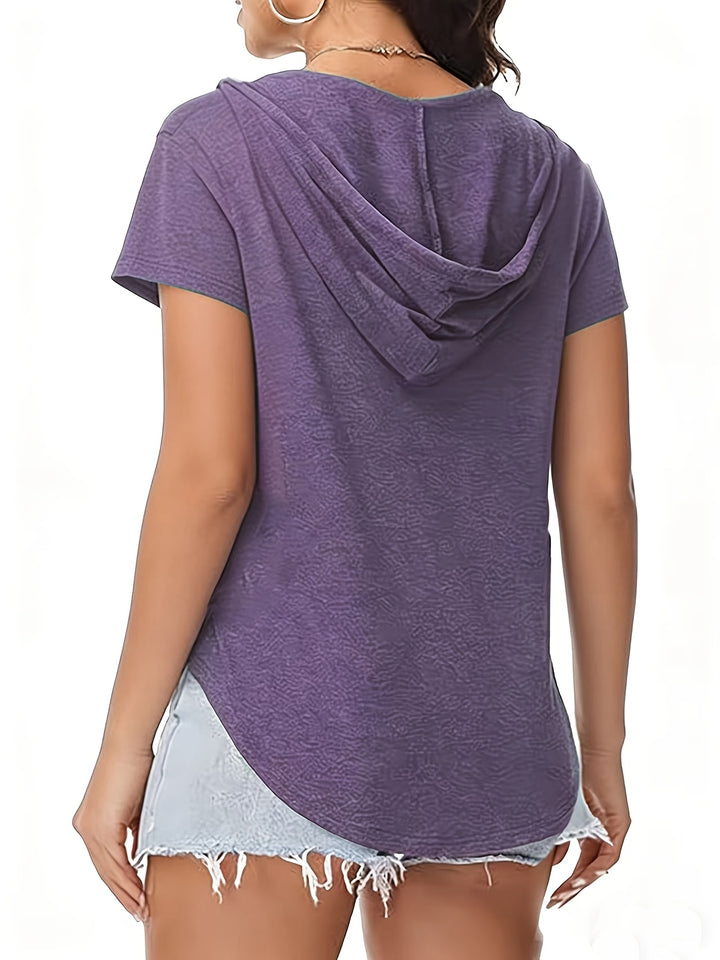 Nora™ | Hooded Stretch Tee