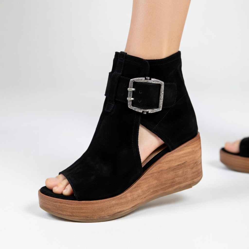 Orélisse™ | Open-Toe Wedge Bootie with Arch Support