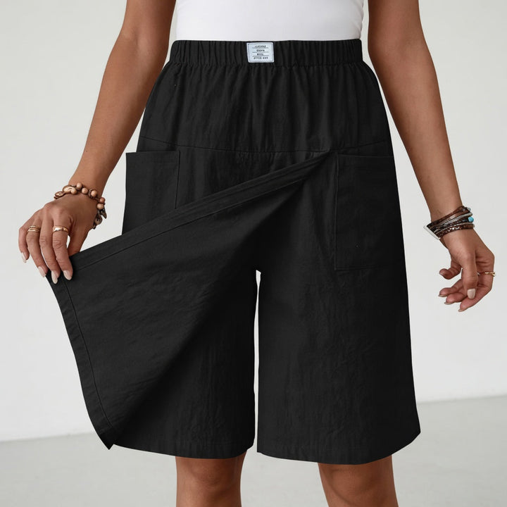 Libertine™ | Elastic-Waist Wrap Skort with Pockets