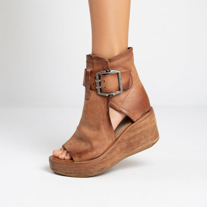 Orélisse™ | Open-Toe Wedge Bootie with Arch Support