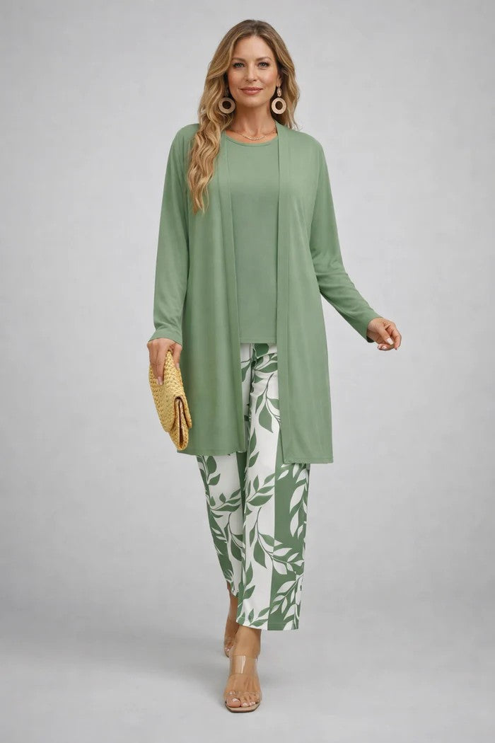 Celeste™ | Flowing Mediterranean Print Maxi Dress