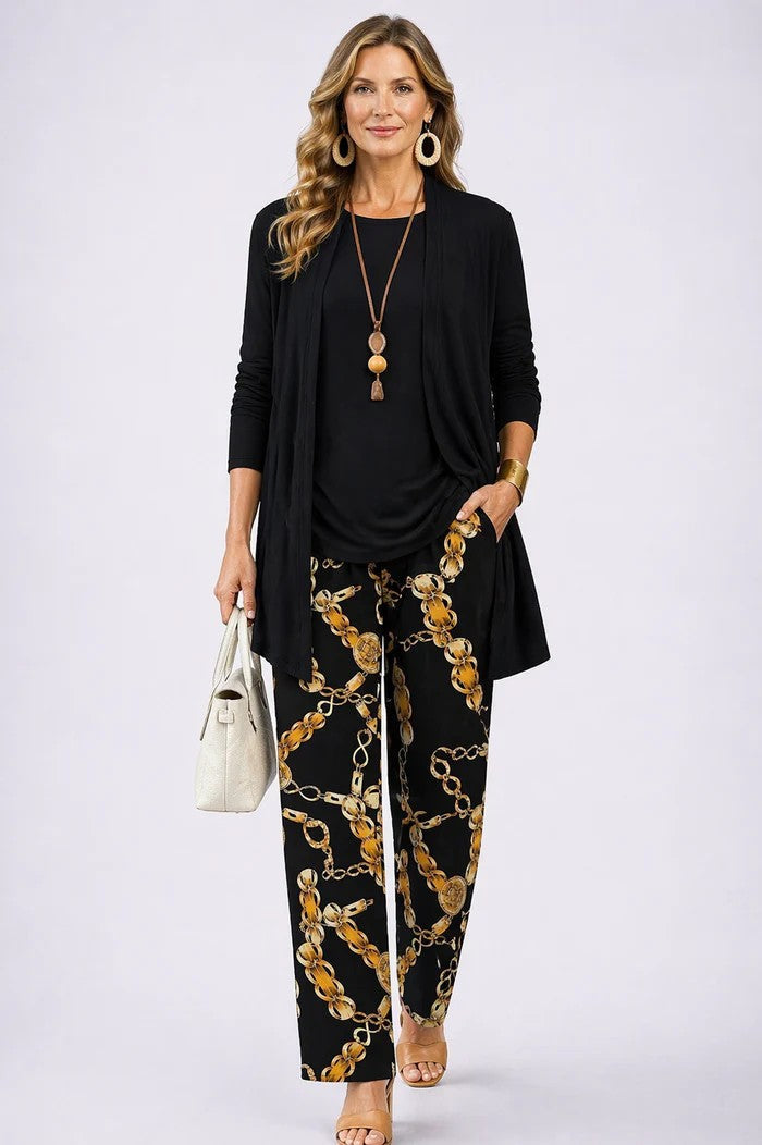 Celeste™ | Flowing Mediterranean Print Maxi Dress