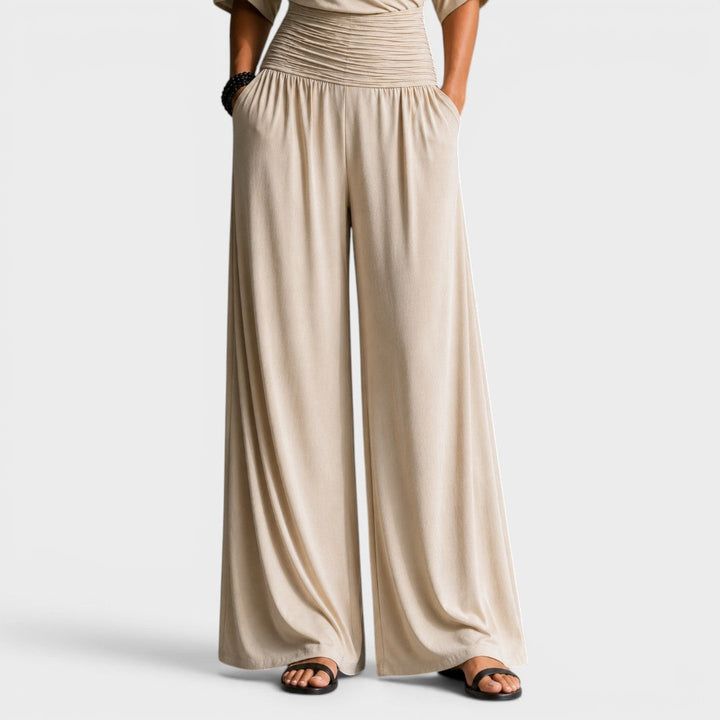 Suzanne™ | Elegant Wide-Leg Wrap Jumpsuit