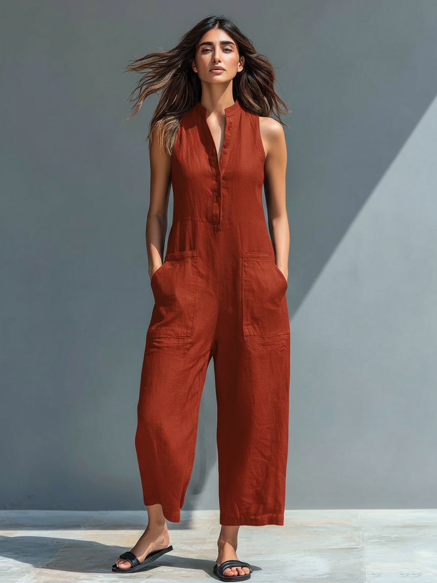 Aria™ | Effortless Linen Jumpsuit