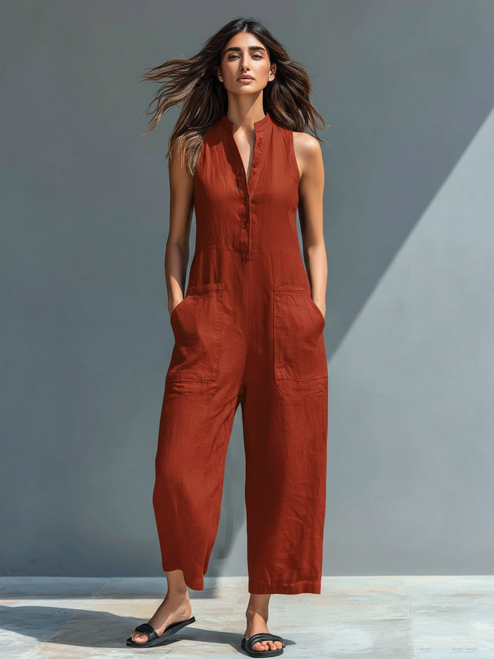Aria™ | Effortless Linen Jumpsuit
