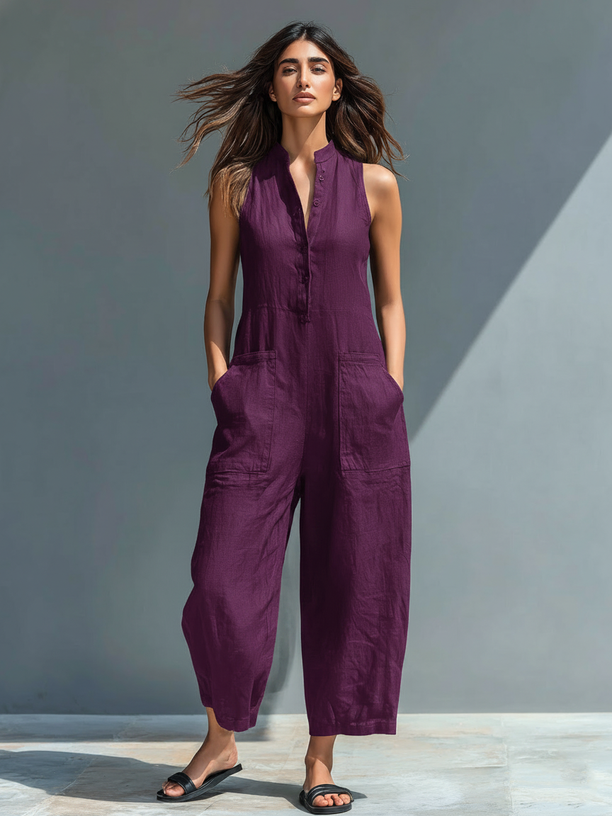 Aria™ | Effortless Linen Jumpsuit