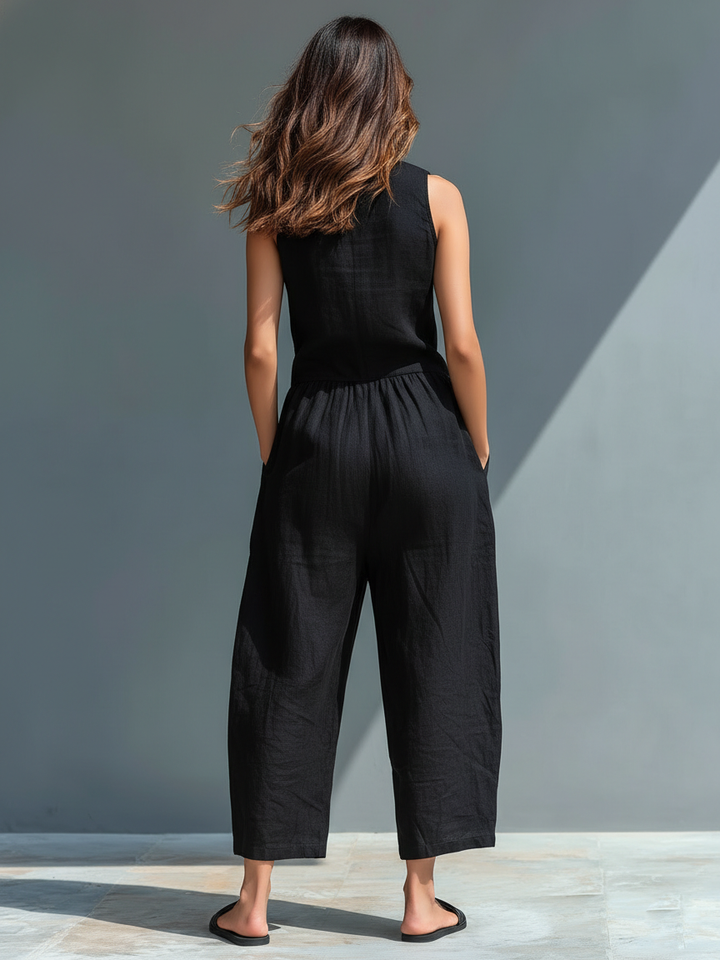 Aria™ | Effortless Linen Jumpsuit