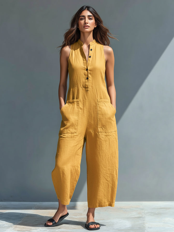 Aria™ | Effortless Linen Jumpsuit