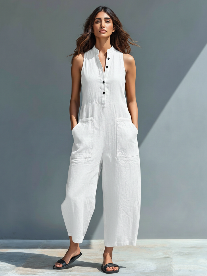 Aria™ | Effortless Linen Jumpsuit