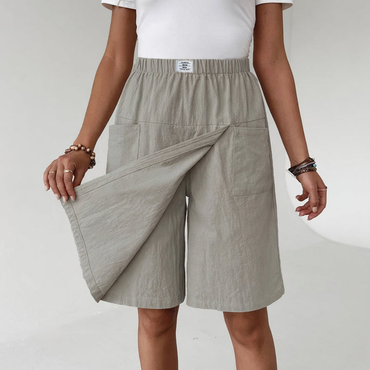 Libertine™ | Elastic-Waist Wrap Skort with Pockets