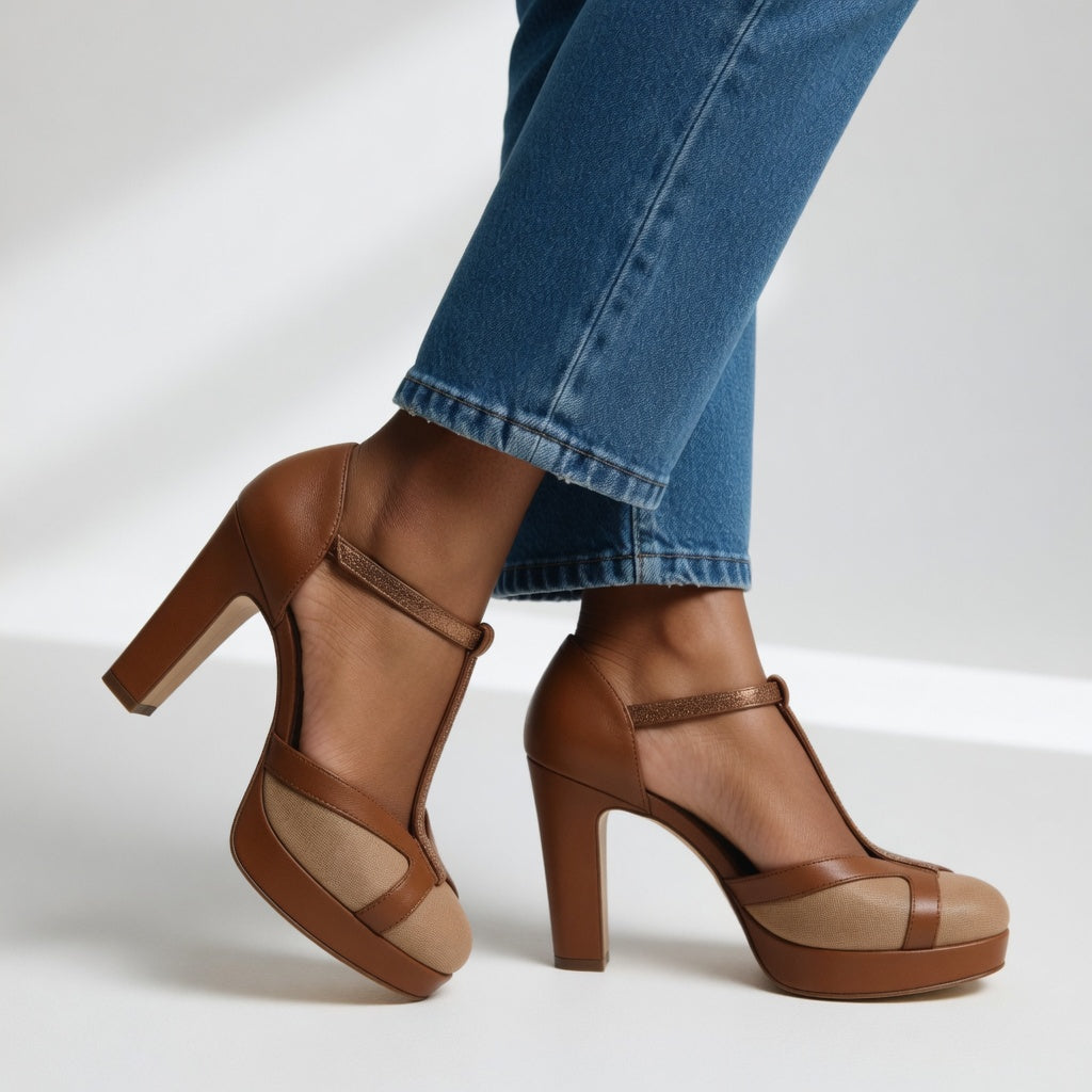 Maëlyne™ | Elegant Block Heel with Ergonomic Support