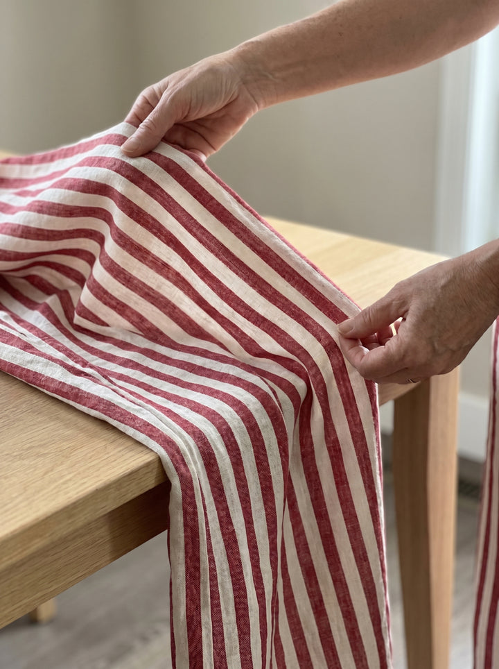 Audrey™ | Striped Linen Two-Piece Summer Set