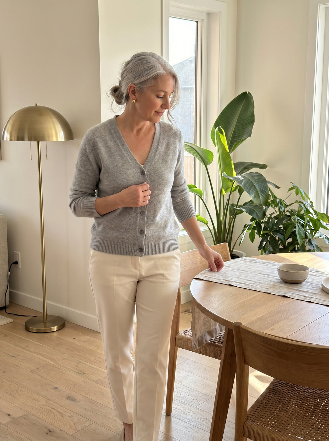 Margaux™ | Premium Cashmere V-Neck Cardigan