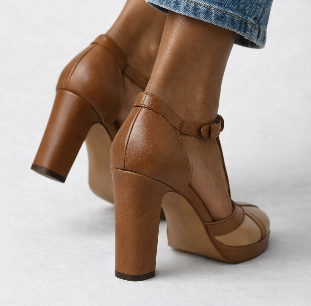 Maëlyne™ | Elegant Block Heel with Ergonomic Support