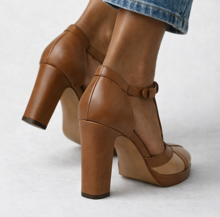 Maëlyne™ | Elegant Block Heel with Ergonomic Support
