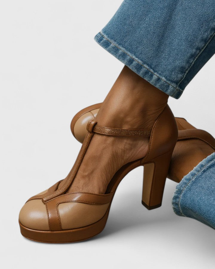 Maëlyne™ | Elegant Block Heel with Ergonomic Support