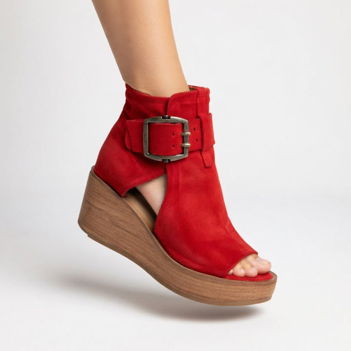 Orélisse™ | Open-Toe Wedge Bootie with Arch Support