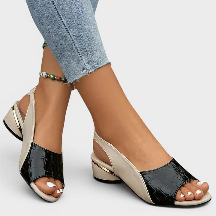 Clara™ | Low Heel Slingback Sandal with Cushioned Sole