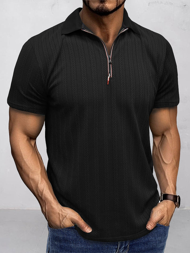 Esteban - Breathable Summer Knit Polo Shirt | By Julian & Claire Toronto