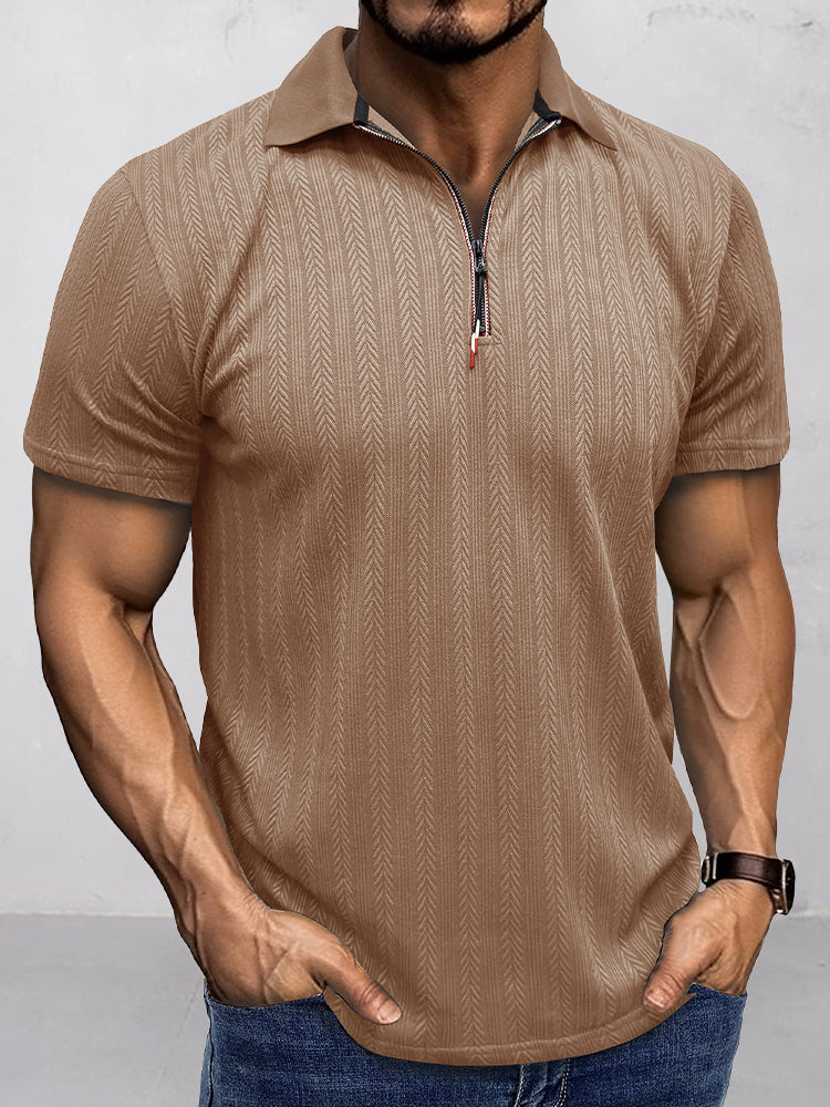 Esteban - Breathable Summer Knit Polo Shirt | By Julian & Claire Toronto