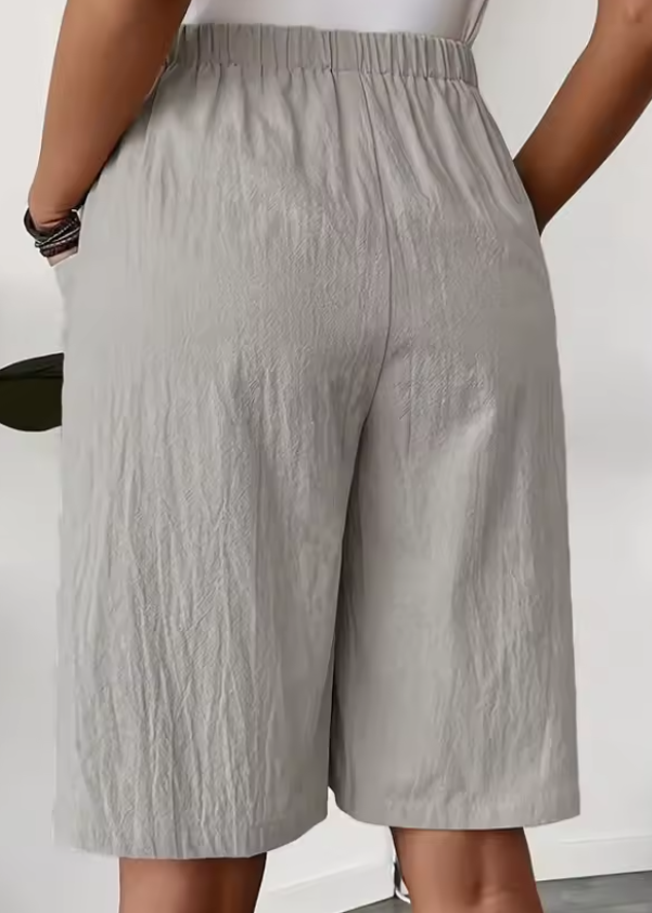 Libertine™ | Elastic-Waist Wrap Skort with Pockets